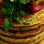 Tomato, Chive, And Chickpea Pancakes (Vegan)
