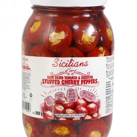 Private Label Siciliana D’oro Ricotta Cheese Stuffed Cherry Pepper 1900g